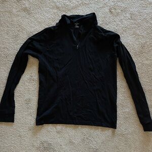 Black Fabletics men’s quarter zip